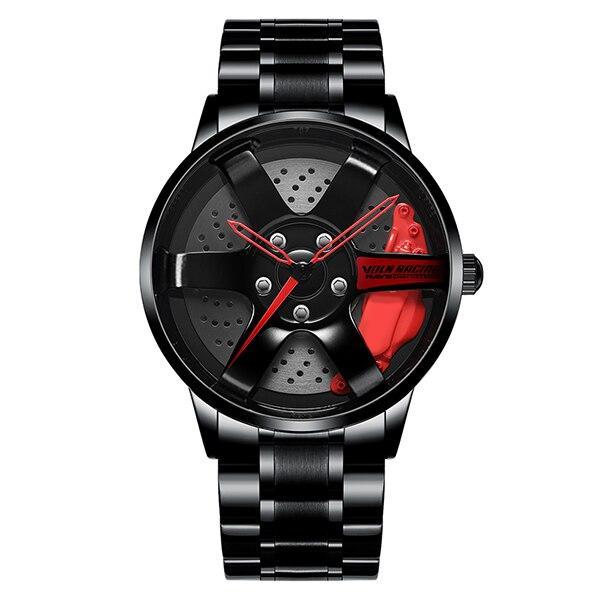 JDM Junkies™ TE37 Wheel Watch Red