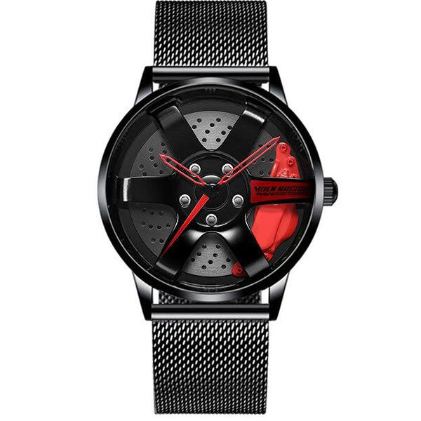 JDM Junkies™ TE37 Wheel Watch Red