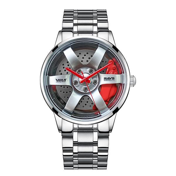 JDM Junkies™ TE37 Wheel Watch Silver